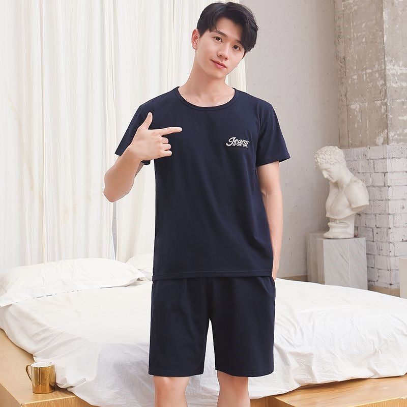 Cotton Men's Pajama Shorts Set