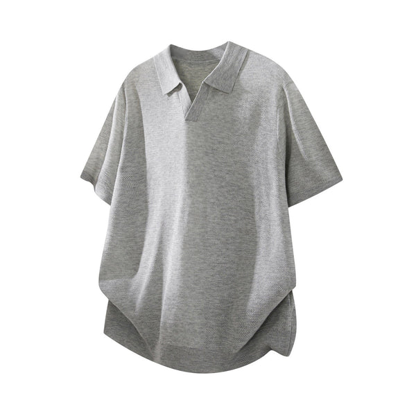 Linen-Blend Polo