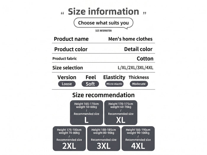 Sizing Details