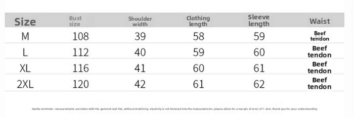 Sizing Details