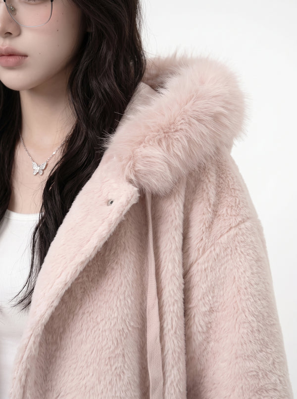 Fur-Collar Winter Coat