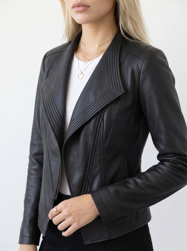 Slim-Fit Biker Jacket