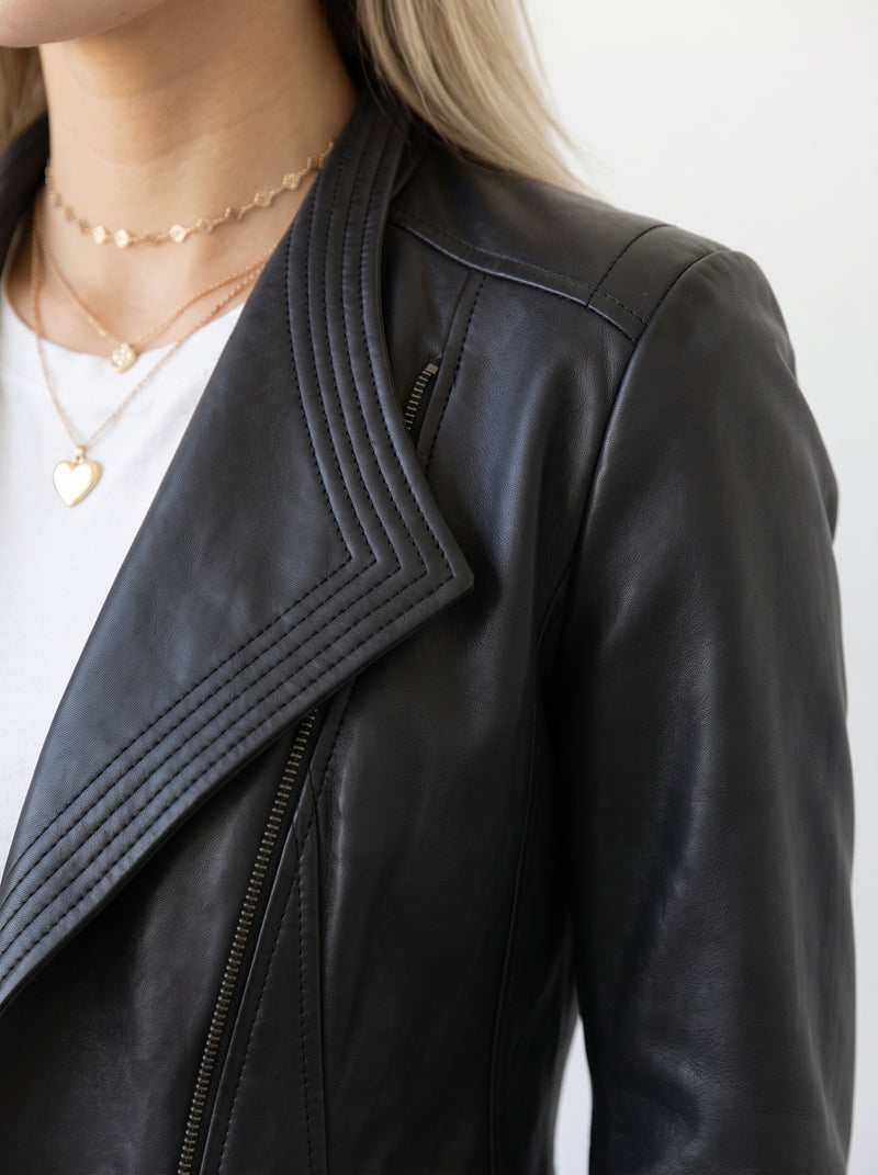 Slim-Fit Biker Jacket