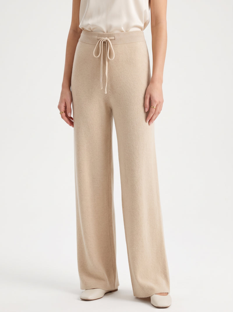 Wool Wide-Leg Trousers