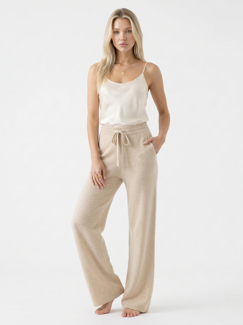Wool Wide-Leg Trousers