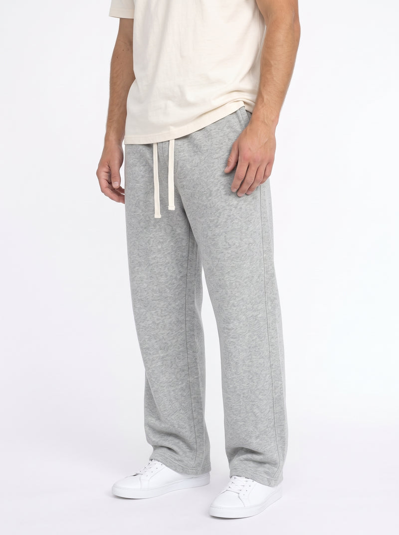 Wide-Leg Cotton Trousers