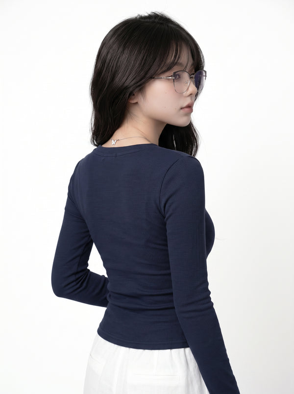 Button-Up Nursing Top