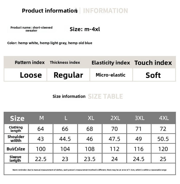 Sizing Details