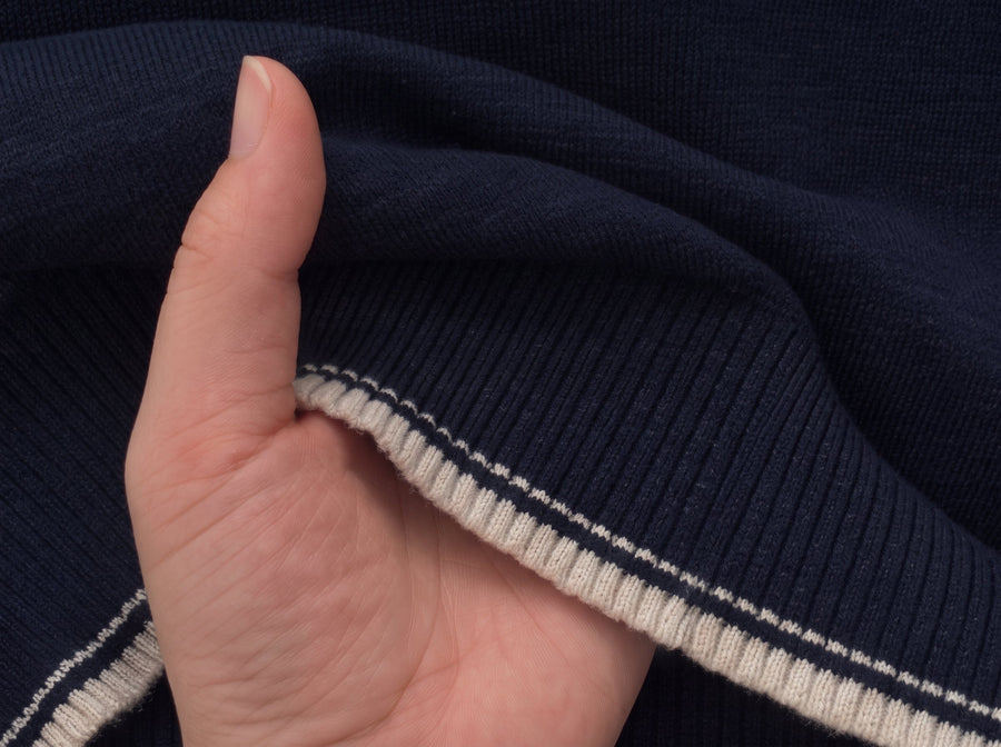 Cotton-Linen Knit Tee feature2